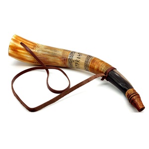 Custom Size Top Selling Eco-Friendly Polished Organic Material Viking Drinking Horn Handmade for <b>Beer</b> Drinking Home Decoration - Product Image 3