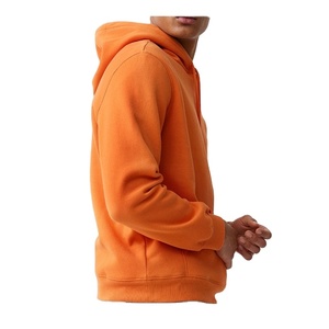 New Arrival Hot Selling Winter Men's <b>Fleece</b> 100% Cotton Hoodie with Pocket Customized Logo Design <b>Black</b> Plain Regular Fit - Product Image 1
