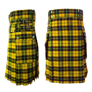 Kilt écossais à taille ajustable pour hommes, kilt traditionnel plissé de style Highland pour un usage quotidien, activités de plein air et fêtes - Product Image 6