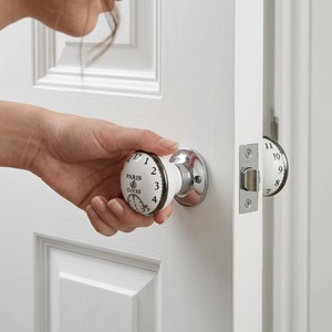 Paris Clocks Porcelain Door Knob Round Modern Style Cabinet Handle Easy Installation Bedroom Bathroom Furniture Hardware - Product Image 5