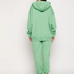 Conjunto de Sudadera con Capucha para Mujer, Top Corto Personalizado, Chándal Liso, Traje de Una Pieza para Correr, Mono de Tallas Grandes, Chándales para Mujer - Product Image 4