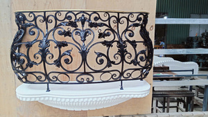 Premium Wrought Iron Railing Systems: Elegant Custom Handcrafted Metal Architectural Railings for Luxury Modern & Classic Homes - Product Image 3