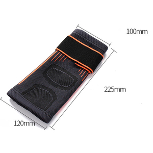 Soporte de compresión para codo de nailon/spandex y neopreno grueso con logo personalizado para gimnasio, levantamiento de pesas, powerlifting - Cierre de tirar y subir - Product Image 6