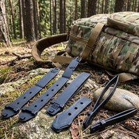 Boucle de connexion tactique Molle en plastique, kit de connecteurs K-Sheath pour fixation sur gilet ou sac à dos