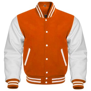 Blousons universitaires personnalisés pour hommes – Chauds, respirants, écologiques, style baseball, manches en polyester, broderie frontale – Collection Automne - Product Image 2