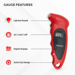 Manomètre numérique de pression des pneus ROADPOWER (RP-1610), portable et précis avec écran LCD, design économique et portable - Product Image 6