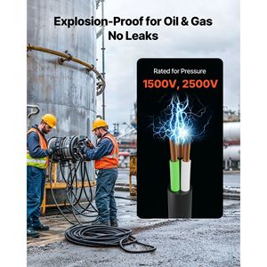 Cavo Elettrico Industriale Portatile 6AWG da 50 Piedi, 600V SOOW, 3 Conduttori, Grado Industriale, Pre-Venduto - Product Image 5