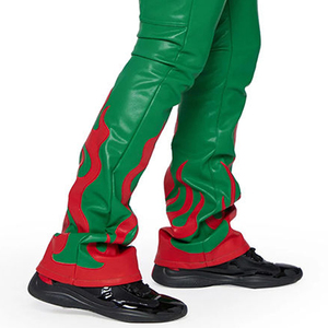 Pantalones de Cuero Vacuno para Hombre, Ligeros, Transpirables, de Secado Rápido, Tejido Suave, Diseño de Cintura Alta de Primera Calidad - Product Image 6