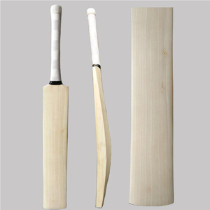 Bate de Críquet Hecho a Mano de Primera Calidad, Personalizable, de Madera de Sauce Inglesa, con Empaque Premium, Agarre Cómodo Beige, Liso - Product Image 1