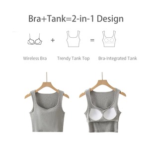 เสื้อกล้ามออกกำลังกายแบบใหม่ ผลิตตามสั่ง 80% ไนลอน 20% สแปนเด็กซ์ แห้งเร็ว ระบายอากาศได้ดี สำหรับผู้หญิง - Product Image 6