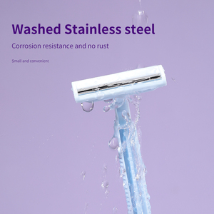 Rasoir à manche métallique économique, lame remplaçable, rasoir de barbier, rasoir droit pour homme sans lame - Product Image 3