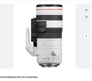 เลนส์ซูมเทเลโฟโต้ RF 70-200mm F/2.8 L IS USM ของแท้คุณภาพสูง ใหม่เอี่ยม สำหรับกล้องฟูลเฟรม - Product Image 1