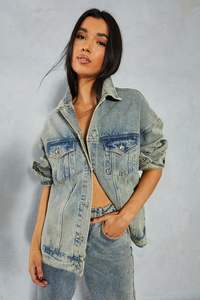 Dernière mode, prix abordable, veste en denim tricotée respirante pour femmes, vêtements décontractés, design tendance - Product Image 4