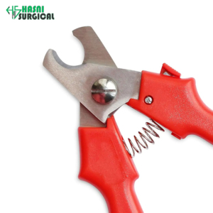 Cortauñas Quirúrgico Rojo de Acero Inoxidable para Mascotas con Protector de Seguridad para Instrumentos Quirúrgicos Veterinarios y Ortopédicos de Pequeño y Mediano Porte - Product Image 6