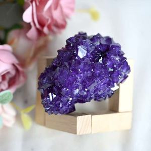Wholesale Hot Selling Natural Stone Purple Fluorite <b>Raw</b> <b>Crystal</b> Natural Fluorite Rough for Meditation Gifts for Home Decoration - Product Image 2
