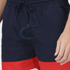 Shorts pour hommes grande taille, coupe ample, taille haute élastique, couleur unie, personnalisables, respirants, séchage rapide, polyester/coton, pour usage décontracté - Product Image 6