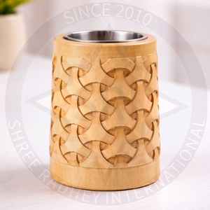 Quemador de Incienso Indio de Madera de Teca Pulida Premium con Tallado de Serpiente para Fragancia y Decoración de Hogar de Lujo - Product Image 6