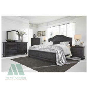 Ensembles de Chambres à Coucher Modernes en Bois de Qualité Commerciale, Meubles OEM ODM du Vietnam, Personnalisables pour Appartements et Hôtels, Commodes Faciles à Assembler - Product Image 1