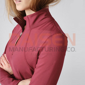 Ladies Equestrian Training Wear <b>Long</b> <b>Sleeve</b> Breathable Riding Top Built for Flexibility and All Day Comfort - Product Image 3