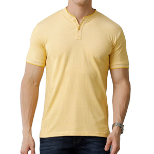 เสื้อยืดแขนสั้นทรงเข้ารูปสำหรับผู้ชาย ผลิตจากผ้าขนแกะเมอริโน 100% คอเฮนลีย์ ติดกระดุม ระบายอากาศได้ดี แห้งเร็ว เหมาะสำหรับปั่นจักรยานและวิ่ง - Product Image 1