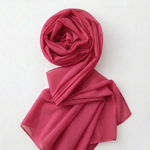Stylish Womens Chiffon Scarves Soft Lightweight Breathable Customizable Hijab <b>Wrap</b> Muslim Shawl Long Fashion <b>Head</b> Scarf - Product Image 5