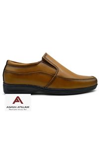 Men's Premium Leather Slip-On Loafers – Classic Formal Business Dress Shoes <b>by</b> Asken Atelier - Product Image 6