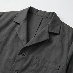 Blouse de laboratoire gris foncé |   Blouse médicale professionnelle à manches longues |   Veste de travail de laboratoire unisexe |   Fabricant OEM personnalisé - Product Image 3