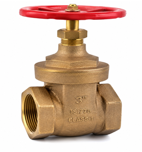 Vanne à opercule C-Way 3 pouces en métal canon de fusil pour service pétrolier, basse/moyenne température, filetage BSP, commande manuelle, certifiée ISI - Product Image 1