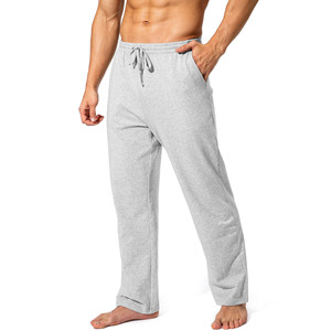 New Trendy <b>Men's</b> Pants Full-Length Casual Sweatpants Cotton Sport <b>Men's</b> <b>Trousers</b> Slim Fit Pants Solid <b>Pattern</b> Wholesale Summer - Product Image 1