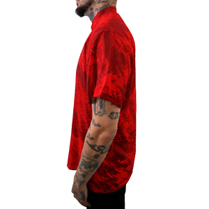 Gilet de barbier à manches courtes au design unique pour hommes, personnalisable, vêtement de travail doux pour salon et facile à nettoyer - Product Image 3