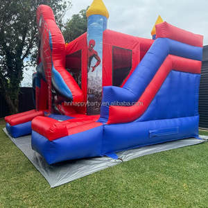 Prix usine gonflable Bouncer House gonflable Bouncer Hero Theme Combo pour la vente commerciale Spiderman Jumping Castle - Product Image 3