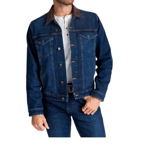 Veste en jean pour homme Vêtements décontractés Veste d'automne Manteau en jean boutonné Veste en jean oversize pour homme Exportation depuis BD - Product Image 2