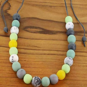 ลูกปัดเรซิ่นไล่สีแบบครีมเพิร์ล  รักษ์โลก  สีสั่งทำได้  งานฝีมือประณีต  สำหรับทำเครื่องประดับ  สร้อยคอ  กำไลข้อมือ  งานแต่งงาน - Product Image 1