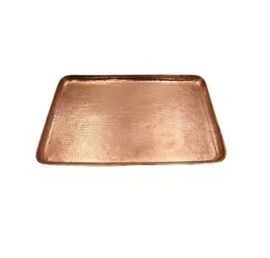 Plateau de présentation rectangulaire en métal pour dattes, spécial Ramadan, pour aliments, fruits, légumes, décoration, service, plateaux alimentaires en métal - Product Image 5