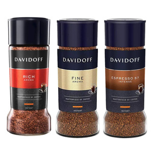 Café Instantáneo Davidoff Espresso Intense al por Mayor, 100g – Espresso Tostado Oscuro Europeo con Sabor Intenso, Cuerpo Fuerte y Aroma Rico - Product Image 1