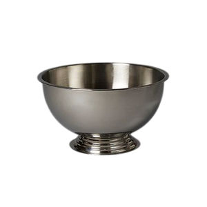 Bol sur pied en cuivre au design classique, grand bol à vin en métal pour la décoration d'événements de mariage, refroidisseur de boissons décoratif en fer - Product Image 2