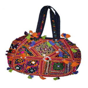 Bolsos Bohemios Étnicos Bordados Auténticos de Estilo Patchwork Vintage, Bolsos Banjara Indios Hechos a Mano, Bolso de Hombro Tribal Gitano - Product Image 1