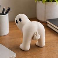 Statue en résine du doigt d'honneur, décoration minimaliste amusante et coquine pour bureau, intérieur, étagère, maison