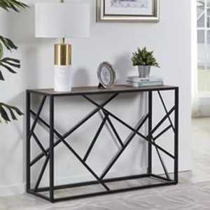 Modern wooden side table with cube open design smooth finish hollow center shelf minimalist accent furniture for living room - Product Image 5