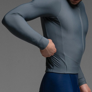 Jersey de Ciclismo Sublimado Deportivo de Manga Larga con Logotipo Personalizado, Resistente al Viento, de Secado Rápido, Antibacteriano, de Alta Calidad y Bajo Precio - Product Image 3