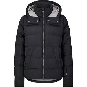 Veste matelassée décontractée pour homme, noire, à capuche, avec fermeture éclair sur le devant, coupe régulière, col montant, en polyester - Product Image 5