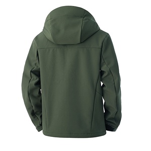 Chaqueta con Capucha de Soft Shell Premium para Hombre, Resistente al Viento, Impermeable, Transpirable, de Secado Rápido, Profesional para Montañismo, OEM 2027 - Product Image 4