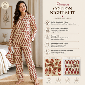 Luxury Maroon Floral Crepe Silk Night Suit Women Long Sleeve Shirt Pajama Set Casual Handmade Masterpiece Sleepwear <b>Gift</b> Set - Product Image 6
