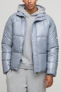 Chaqueta Acolchada con Capucha para Hombre, Estilo Urbano Personalizado, Cálida, Impermeable, Diseño Acolchado, Lona, Invierno - Product Image 4