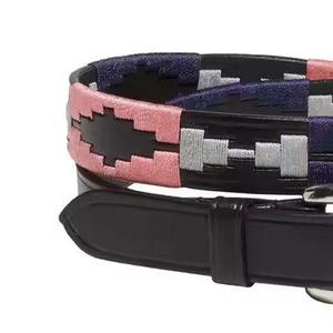Ceinture d'équitation en cuir véritable de haute qualité, fabriquée à la main, pour cavalier de polo, ceintures en cuir véritable pour hommes, fabricant grossiste du Pakistan - Product Image 4
