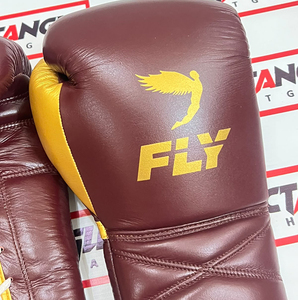 Factory Manufacture Custom Made Fly Boxing <b>Gloves</b> 100% Original Leather Professional Pro Punching Fly Lace Up Boxing <b>Gloves</b> - Product Image 3