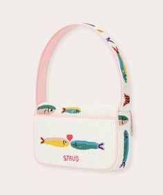 Bolso Bandolera Bordado con Cuentas, Estilo Boho Chic, con Decoración Floral y Bordado de Cuentas para Mujer - Product Image 4