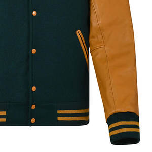 Chaqueta Varsity Personalizable de Alta Calidad para Hombre, Diseño Moderno y Holgado para Invierno, con Logotipo Frontal, Estilo Profesional - Product Image 6