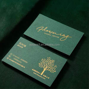 Cartes de visite personnalisées avec logo en relief, imprimées UV sur papier texturé 300g 400g 600g, cartes de remerciement premium pour usage professionnel - Product Image 3