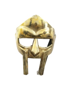 Máscara Facial de Gladiador Medieval Hecha a Mano en Acero Suave Plateado, Armadura de Guerrero Romano para Recreación Histórica, Pascua, Aniversario - Product Image 1